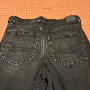 American Eagle Black Ultra Wide-Leg Jeans